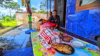 MASIH SUASANA LEBARAN DI KAMPUNG?NYAWALAN SAMA ASIN, PEUTEUY,SAMBEL,GORENG IKAN JAER MANTAP POKOKNA