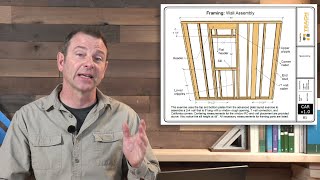 full wall framing skills exercise  build project - teach construction