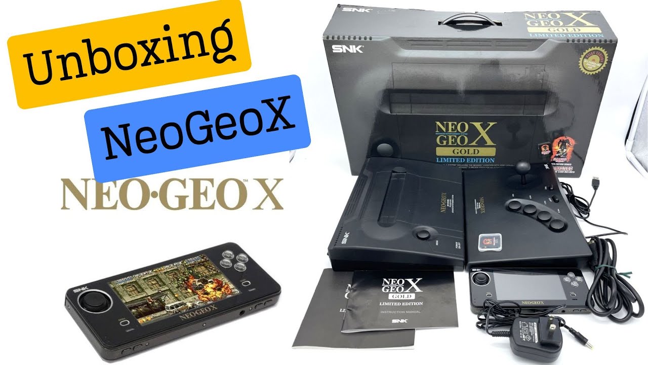 NeoGeo X Gold Limited Edition #unboxing #collecting #gaming - YouTube
