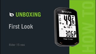 Bryton Rider 15 neo | Unboxing