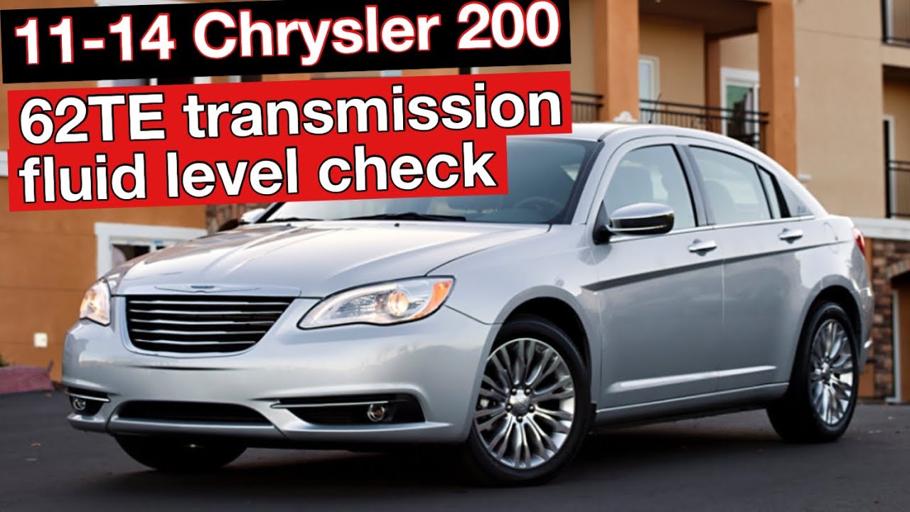 11-14 Chrysler 200 Transmission Fluid Level Check (6 Speed Auto) 62Te Transmission