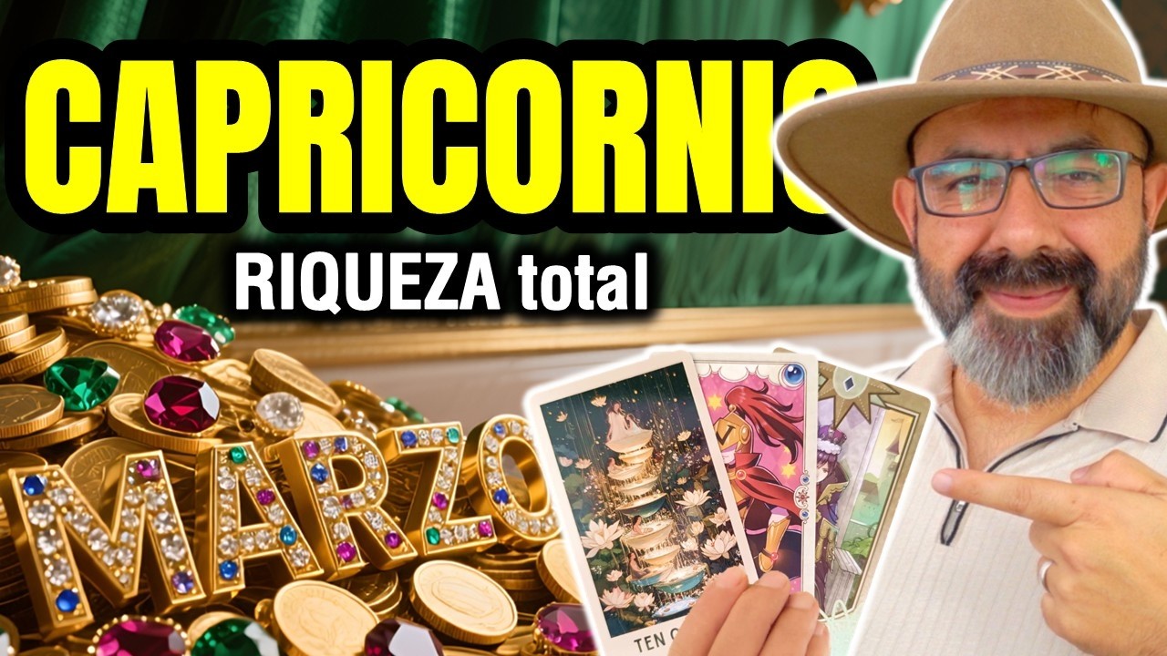 Capricornio ♑️ Marzo trae RIQUEZA. 3 noticias MILLONARIAS 🔮 TAROT mensual de dinero