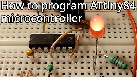 How to program ATtiny84A from Linux | Uploading Blink program
