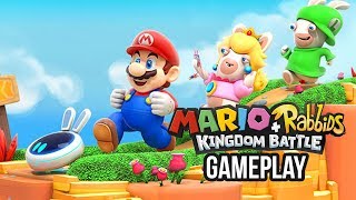 Mario + Rabbids Kingdom Battle Gameplay - TWO BATTLES - Exclusive Early Look