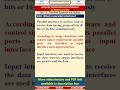 103CO3 Computer Organization Part A Questions What is parallel interface