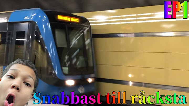 Vi tävlar i tunnelbanan 🚇