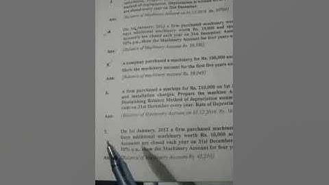 Accounting problem #7 Chapter#5 of Depreciation I.com part 2