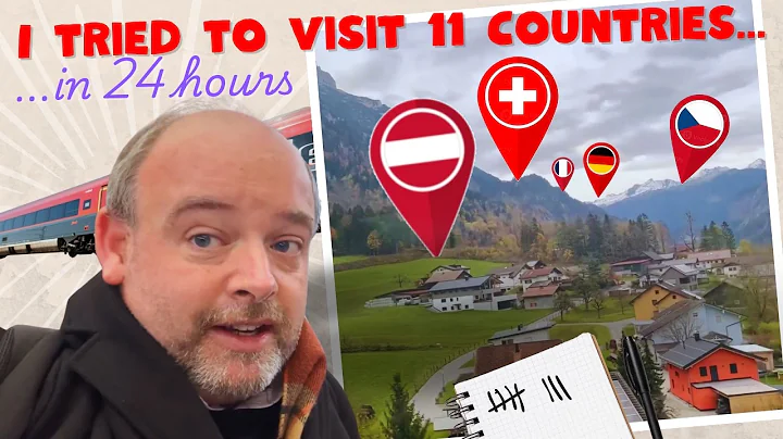 How many European countries can I visit in 24hrs?🚆 🚌 🚋 🚲 #Europe24