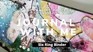 Journal with Me -Journaling Process Video / Six Ring Binder   Pixie Dust 💜