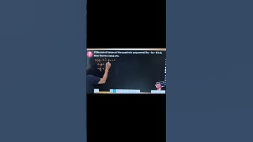 🔥 Find Value of k | Class 10 Maths Quadratic Polynomial | Sum of Zeroes | Sumit Sir #Shorts