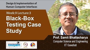 Lec 33: Black-Box Testing Case Study