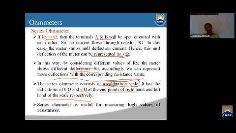 Shunt ohmmeter|Que-52|EMT UNIT-1