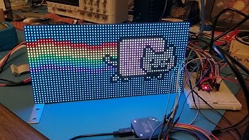 Nyan cat and test pattern in a framebuffer!