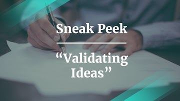 Sneak Peek: Validating Ideas by Spotify Product Manager