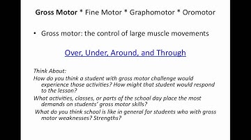 Course 5 Week 1 Components of Neuromotor Function