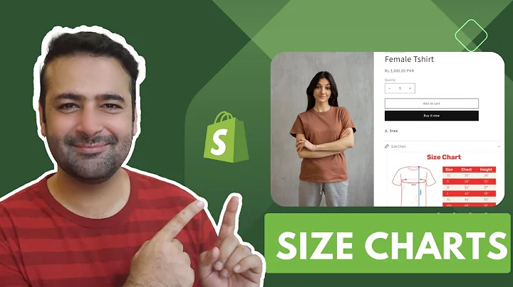 Add Size Chart to Shopify Store without App