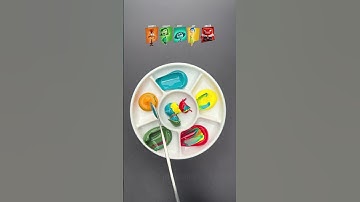 Guess the mixed color of Inside Out 2 #satisfying #colormixing #insideout2