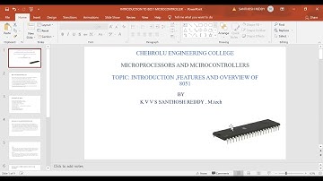 JNTUK R16 EEE III II MPMC INTRODUCTION , FEATURES AND OVERVIEW OF 8051 MICROCONTROLLER