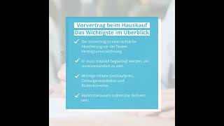 Vorvertrag Beim Hauskauf Das Wichtigste In Kürze