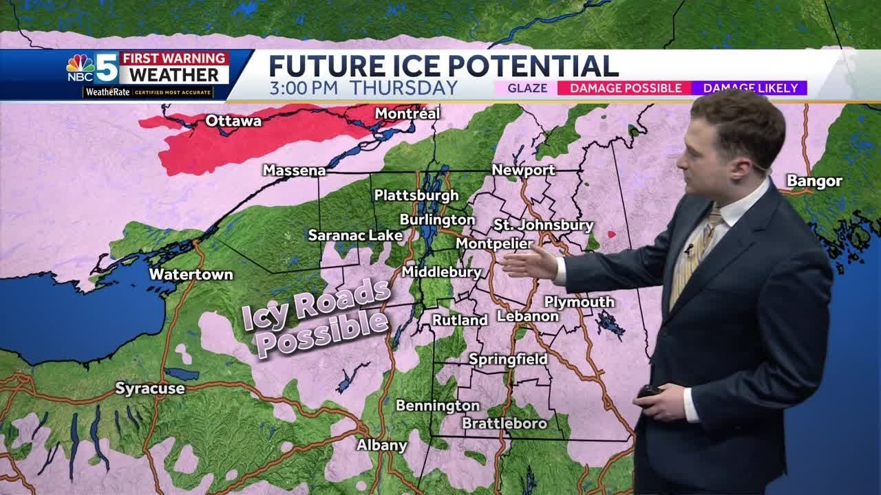 Video: Light snow & ice on the way (1-23-24) - YouTube
