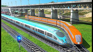 Euro Train Racing Game 2017- Multiplayer - Level 2 screenshot 4