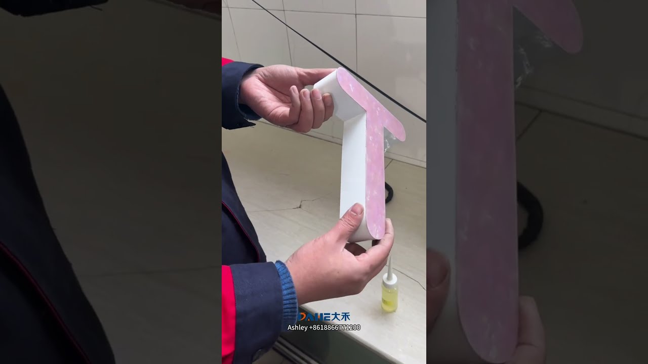 How to make 3D letters by CNC router and DH-6120 channel letter bending machine