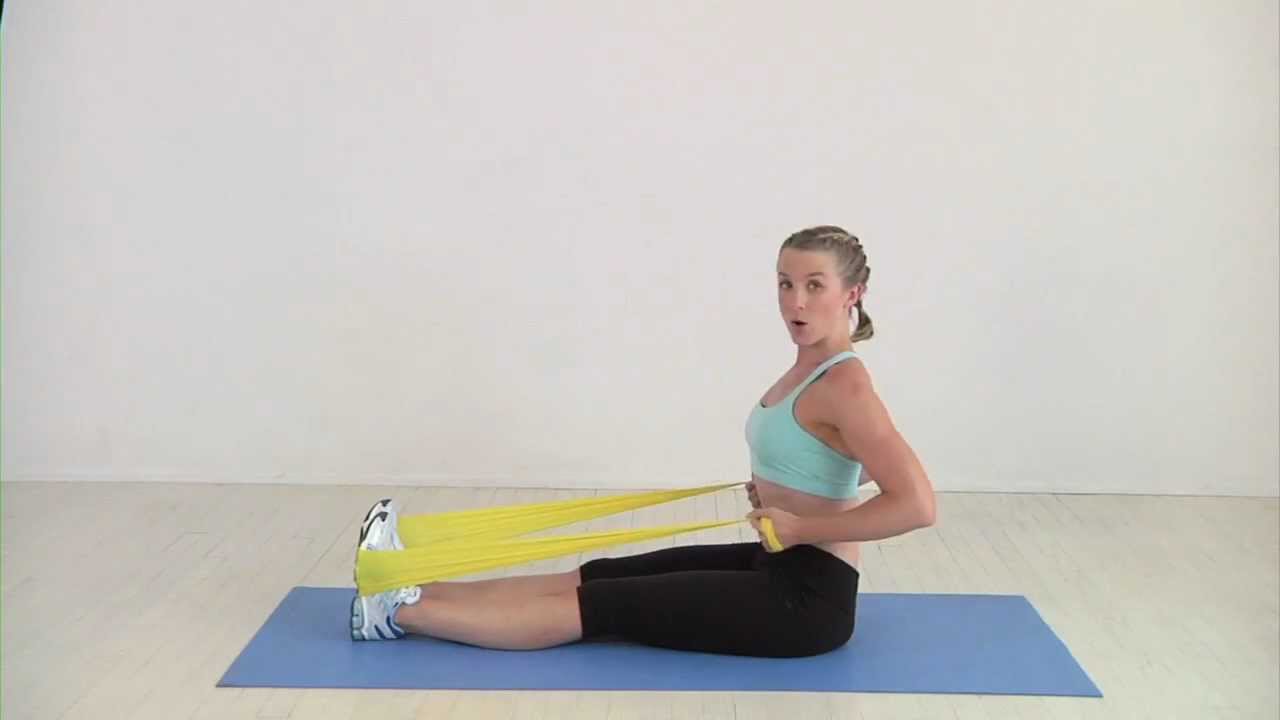 Seated Row - 15-Minute Resistance Band Workout
