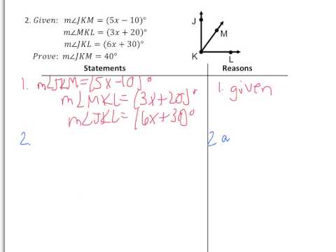 Segment & Angle Substitution Proofs #2