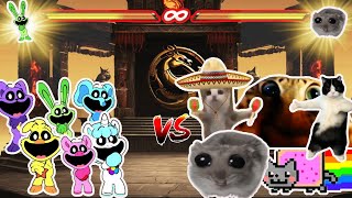 Sad Hamster  Meme VS Smiling Critters POKEDANCE Meme Battle
