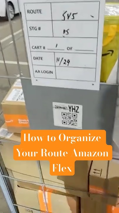How To Organize Packages For Amazon Flex How to Organize Your Route Amazon Flex - YouTube