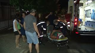 Homem cai por duas vezes de moto em Pato...