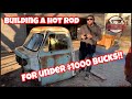BUILDING A HOT ROD FOR UNDER $1000 DOLLARS!! HOW TO BUILD A RAT ROD 54 FORD TRUCK FOR UNDER A GRAND!