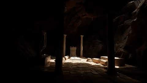 UE5 Speed level design (Quixel Megascan content only) - Roman grotto