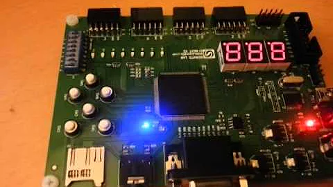Elbert V2 Development Board Not Gate Demonstration