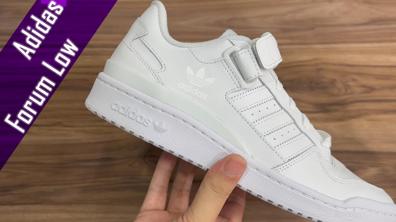 Adidas Forum Low White Sports Shoes for Men - Unboxing