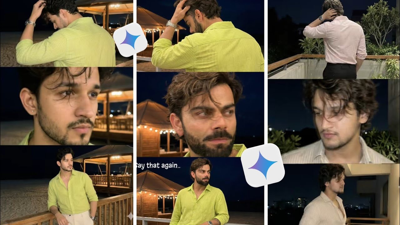 Instagram Trending Virat Kohli Three layer ai photo editing || Ai photo Editing || in gemini