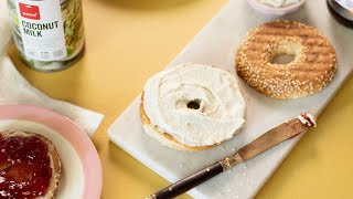 Vegan Cream Cheese Bagels