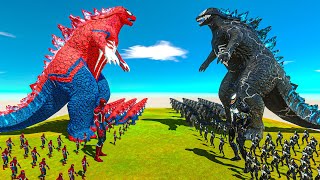 What If Growing Godzilla x SpiderMan VS Godzilla x Venom, Size Comparison Godzilla