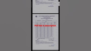 LNMU B. Ed part 2 result 2022 (session 2020-22) #lnmu#B.EDResult