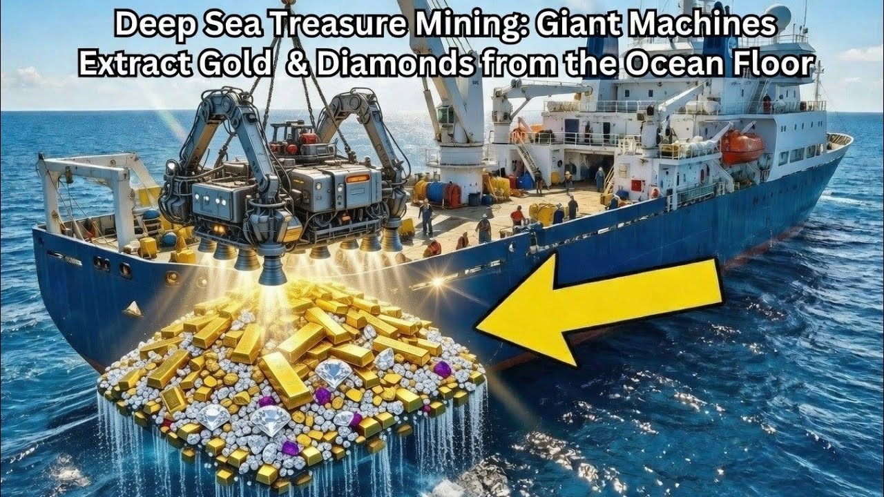 Deep Sea Treasure Mining: Giant Machines Extract Gold & Diamonds from the Ocean Floor