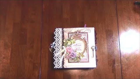 COMPLETED MINI ALBUM WITH PHOTOS - DESIGNS BY SHELLIE TRANQUIL GARDENS