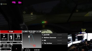 RF2 - WEC GTE practice with new Simhub dashv3