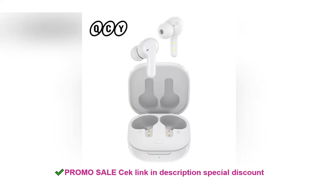 QCY T13 Bluetooth Headphone V5.1 Wireless TWS Earphone Touch Control Earbuds 4 Microphones ENC HD Ca