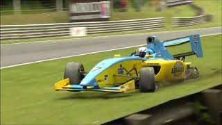 20090719 Henry Surtees FIA Formula 2 at Brands Hatch Crash Extended English Commentary