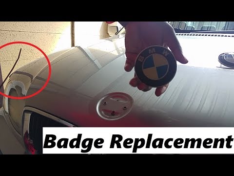 How To Remove Or Replace Bonnet Or Boot Badge - (NO TOOLS)