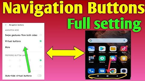 Navigation buttons are turned off | navigation bar | navigation bar kaise use kare