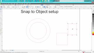 Corel Draw Tips & Tricks Snap to Object SETUP