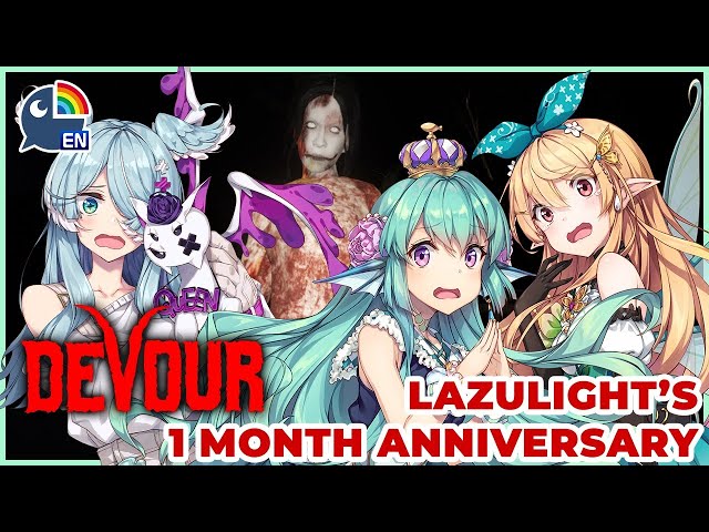 【DEVOUR】 1 MONTH ALREADY?! 【NIJISANJI EN | Finana Ryugu】|「LazuLight 1 Month Anniversary Collab」のサムネイル