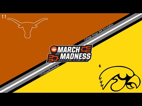 r/CollegeBasketball March Madness | First Round | (11) Texas vs (6) Iowa