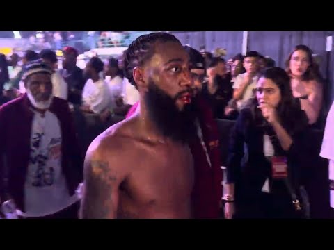 Albert Bell Immediately After STOPPAGE LOSS to Abdullah Mason